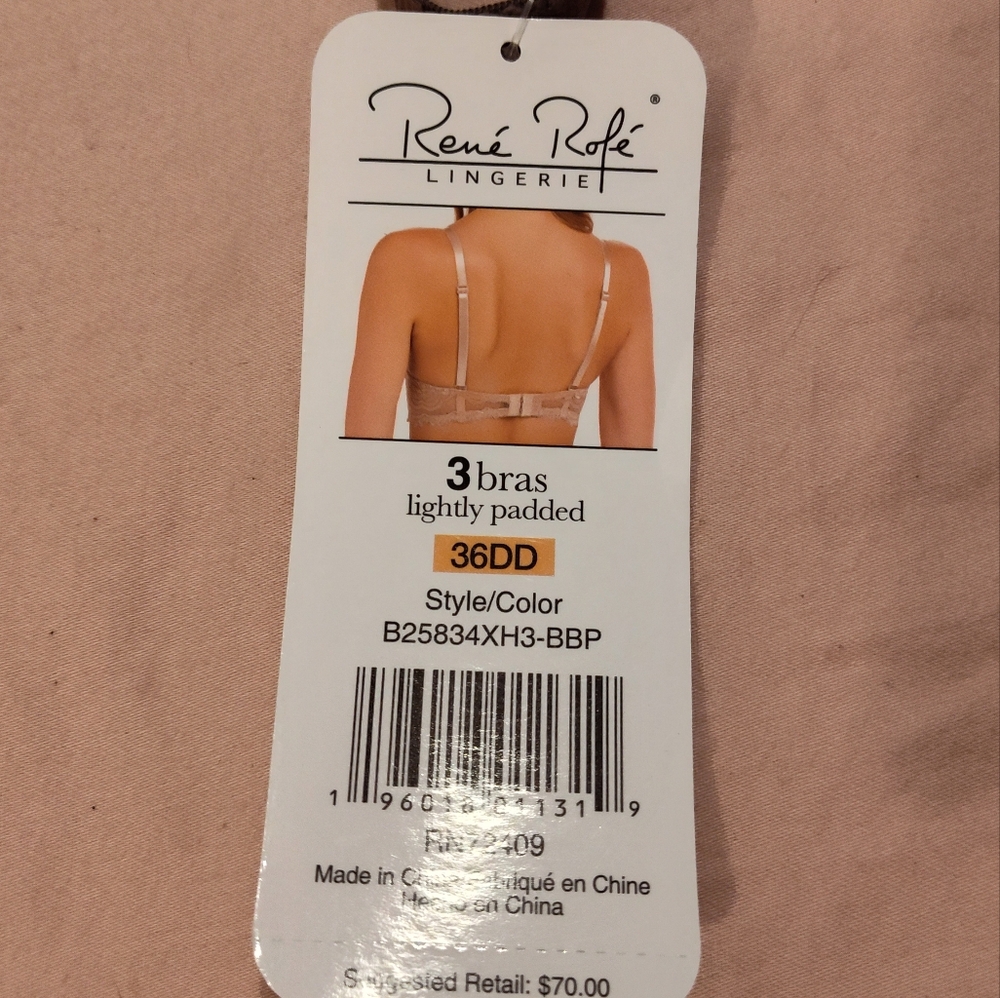 NWT!! Rene' Rofe' Bra Bundle 36DD (3) - Picture 12 of 14